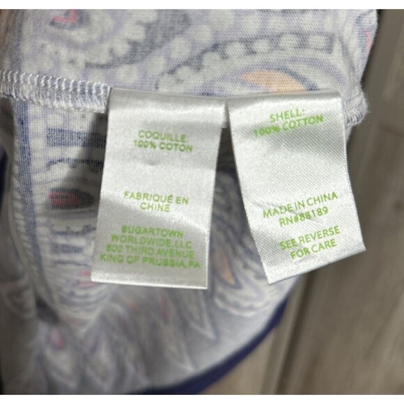 Lilly Pulitzer Shift Dress Short Scoop Neckline Resort Wear Striped Size Medium - Picture 3 of 6